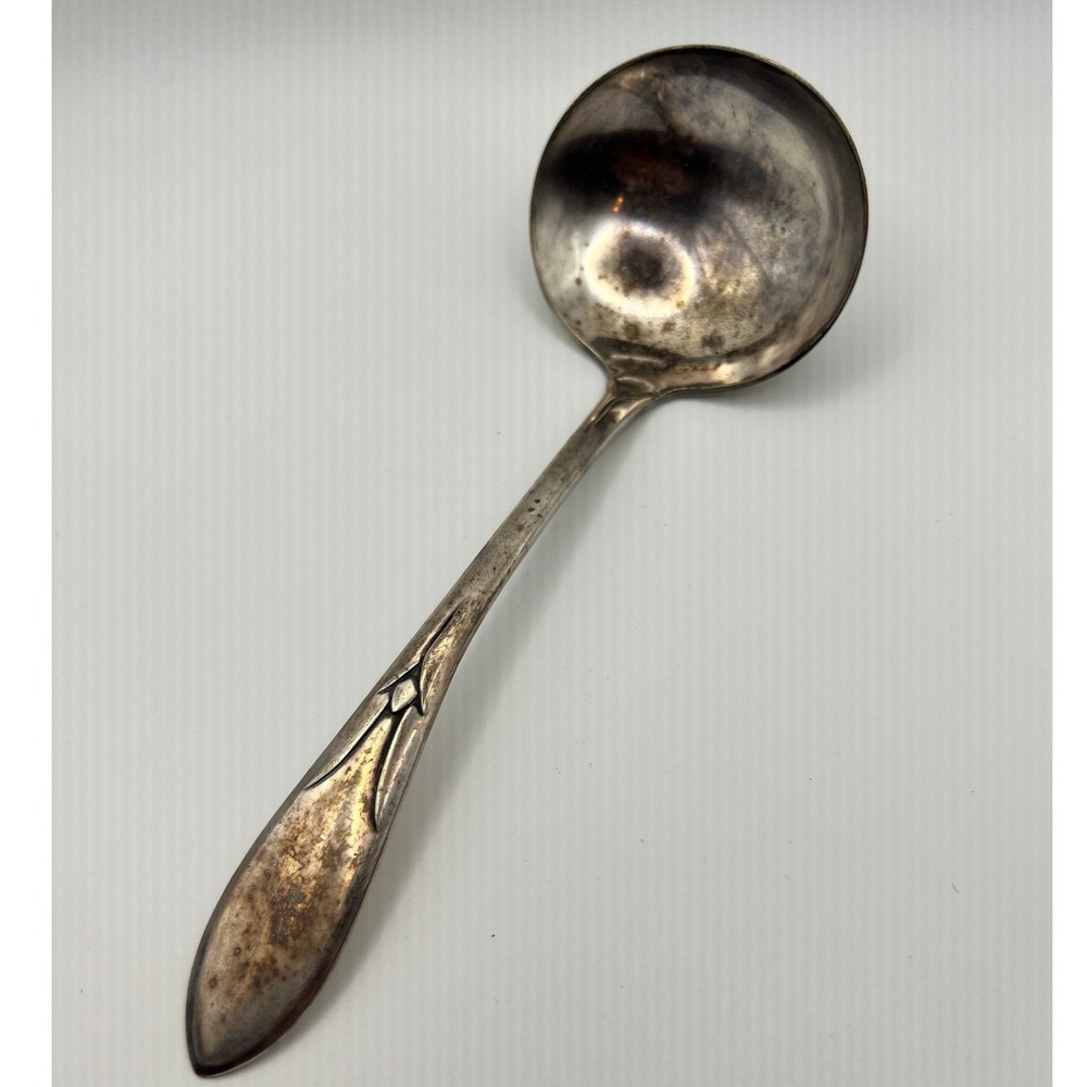 Wm Rogers Gravy Ladle Lady Hamilton Oneida Silverplate Silver Fair 1932 ArtDeco